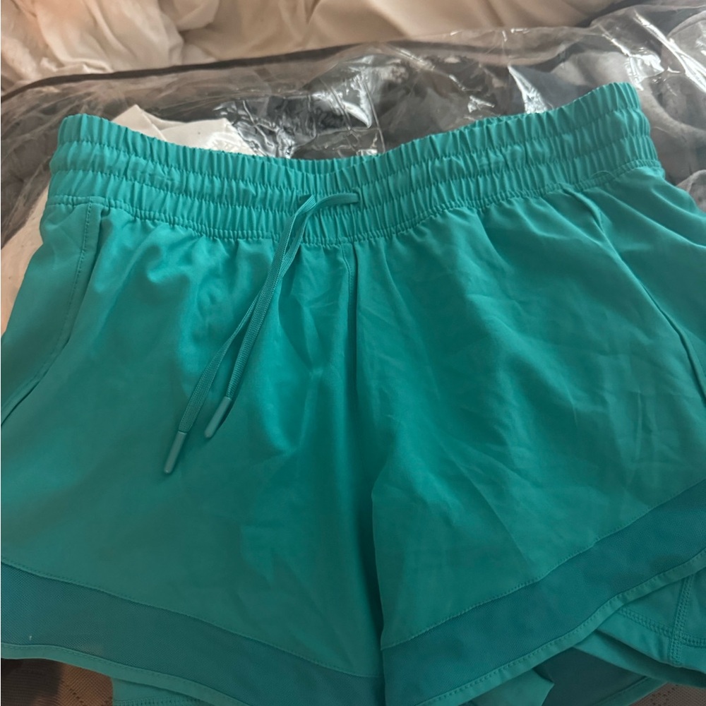 Women's Teal Athletic Shorts